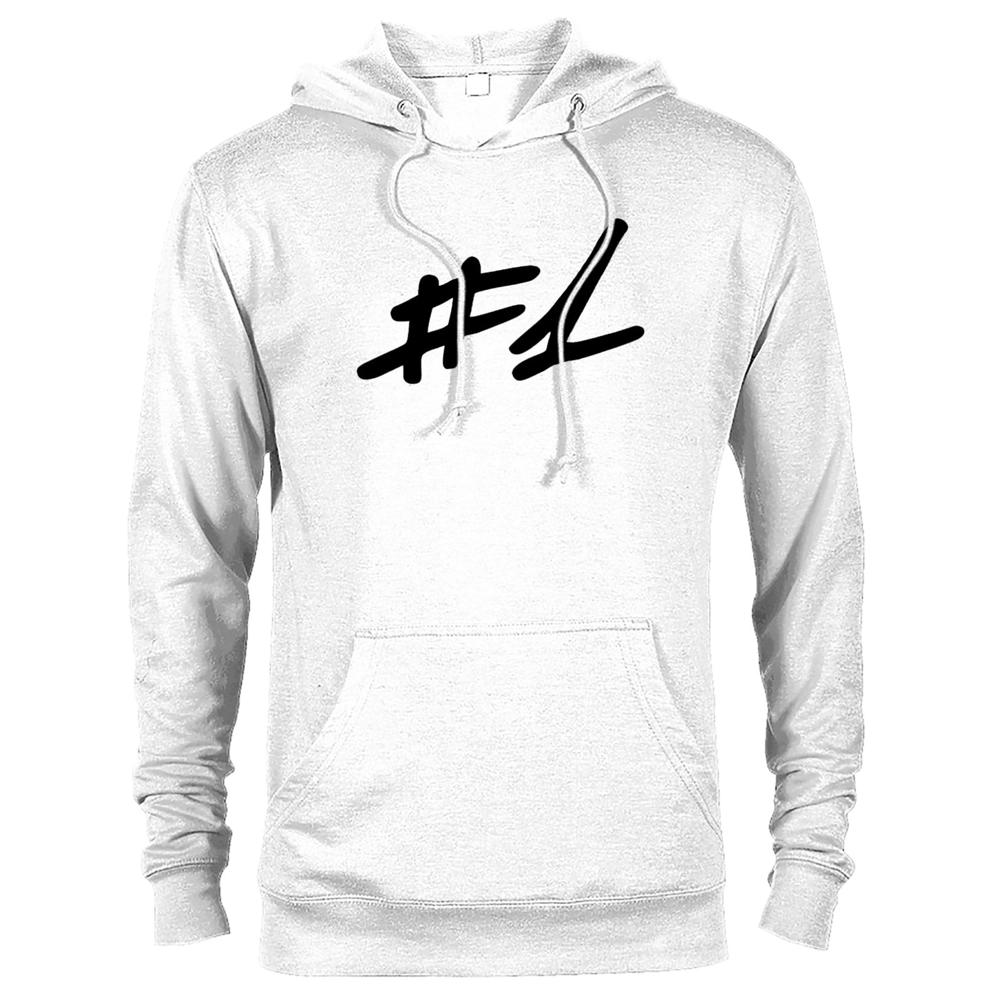 HashtagOne Premium Unisex Hoodie WHITE