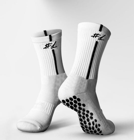 HashtagOne Grip Socken Weiß