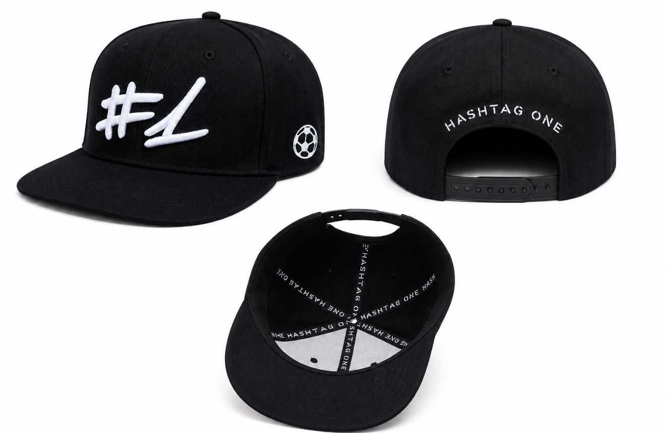 HashtagOne Premium Snapback Cap - Black Edition