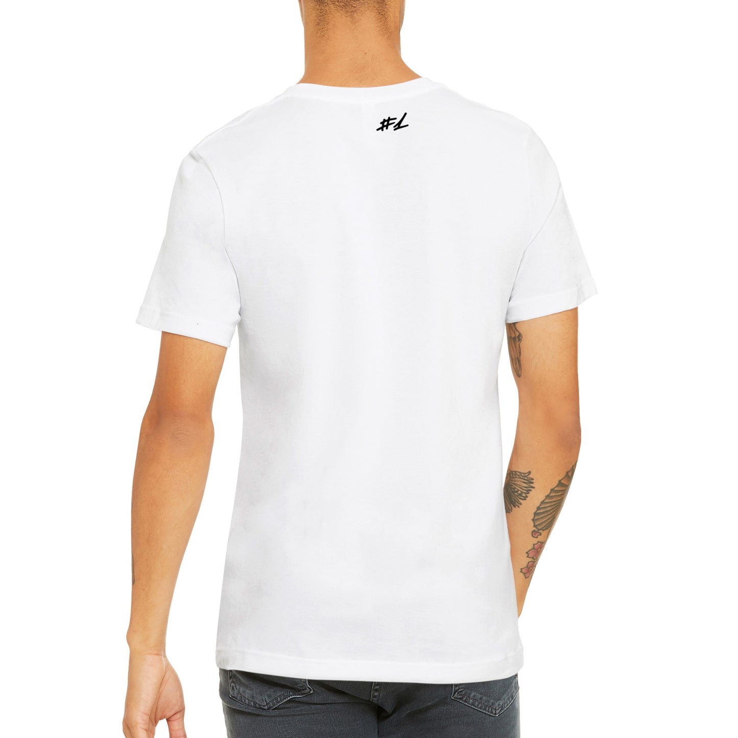 Premium Unisex Soccer T-shirt WHITE